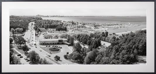 038. Pirita panoraam, mustvalge