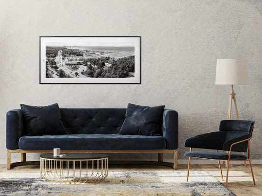 038. Pirita panoraam, mustvalge